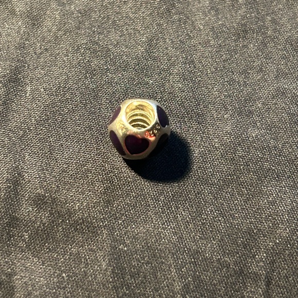 Silver with purple hearts 💜 - Picture 2 of 2